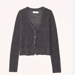 Abercrombie merino wool cardigan and tank set